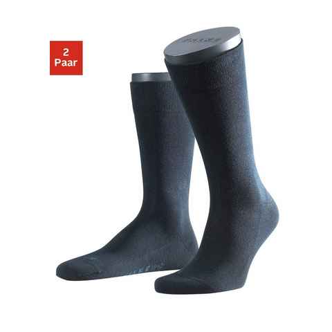 FALKE Socken Sensitive London (2-Paar) mit sensitve Bündchen ohne Gummi