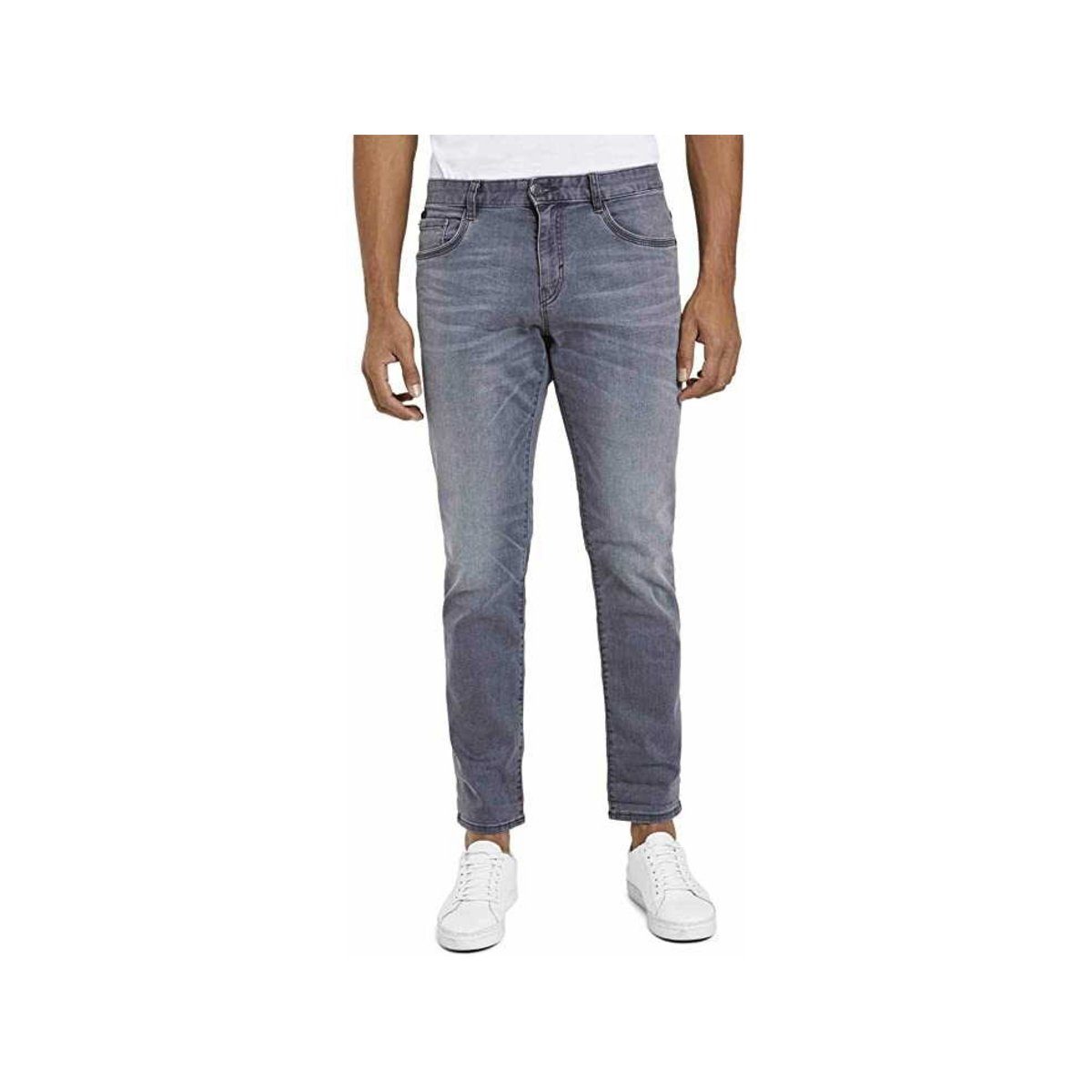 grau Straight-Jeans (1-tlg) TAILOR TOM