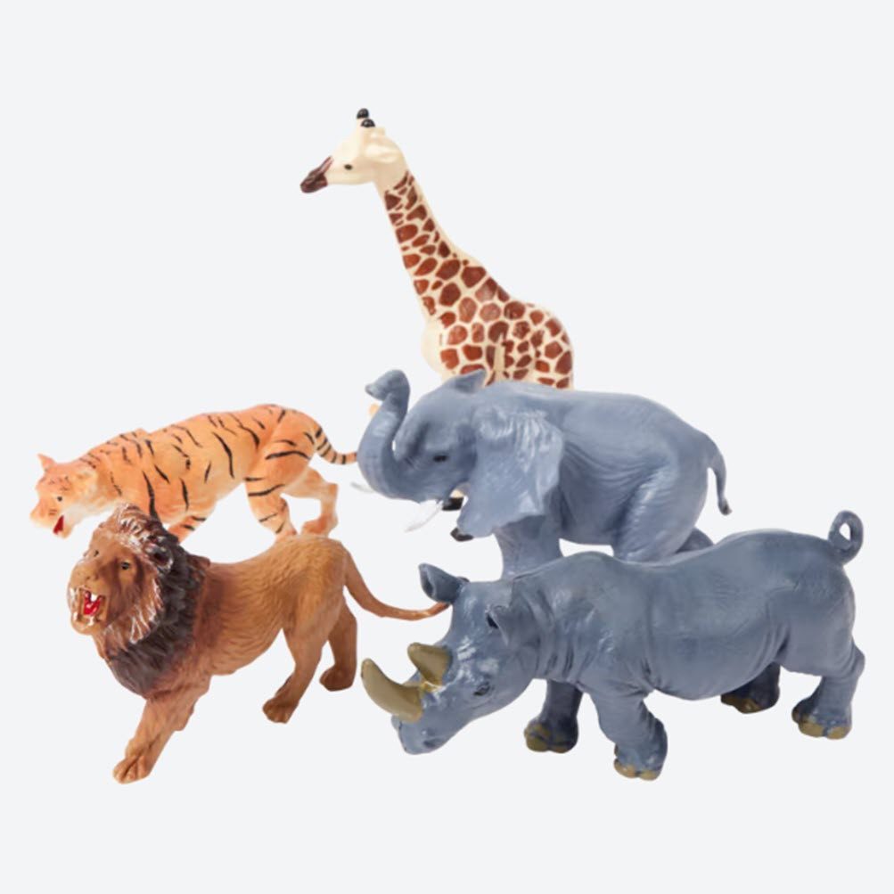 Spectrum Tier-Intelligenzspielzeug Tierfiguren-Spielset 5 Stück, (5-tlg)