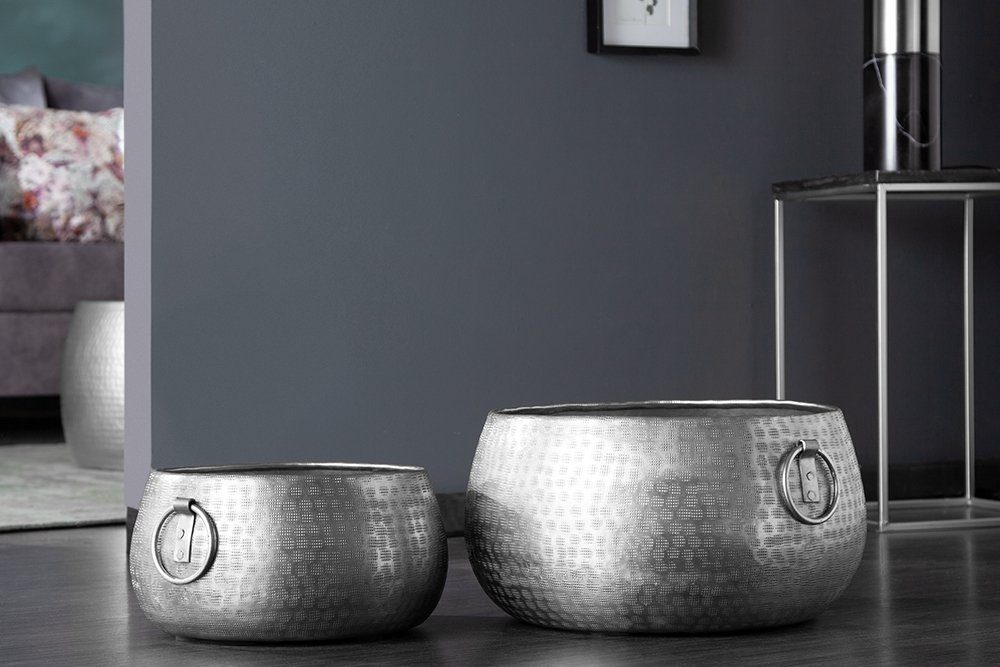 riess-ambiente Dekoschale ORIENT silber, Dekoration · Metall · Handarbeit