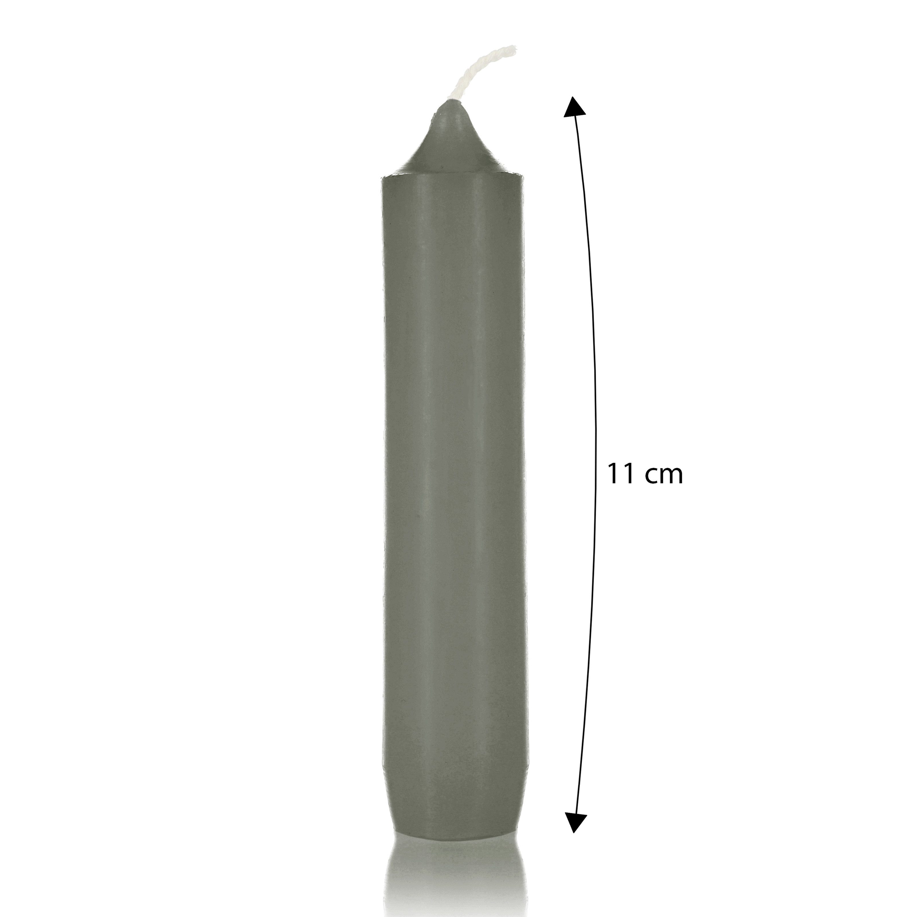 Nordstern Spitzkerze Stabkerzen 11 x 2,2 cm (Set, 6er), Ideale Tisch Deko für Hochzeit oder Weihnachten