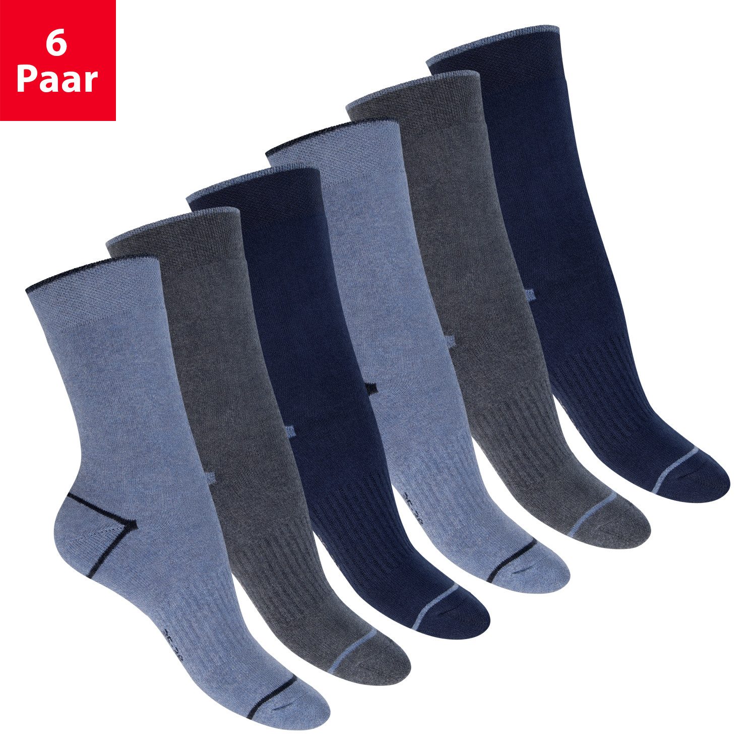 Thermosocken Thermo Winter Socken Vollfrottee (6 Paar) für Damen & Herren