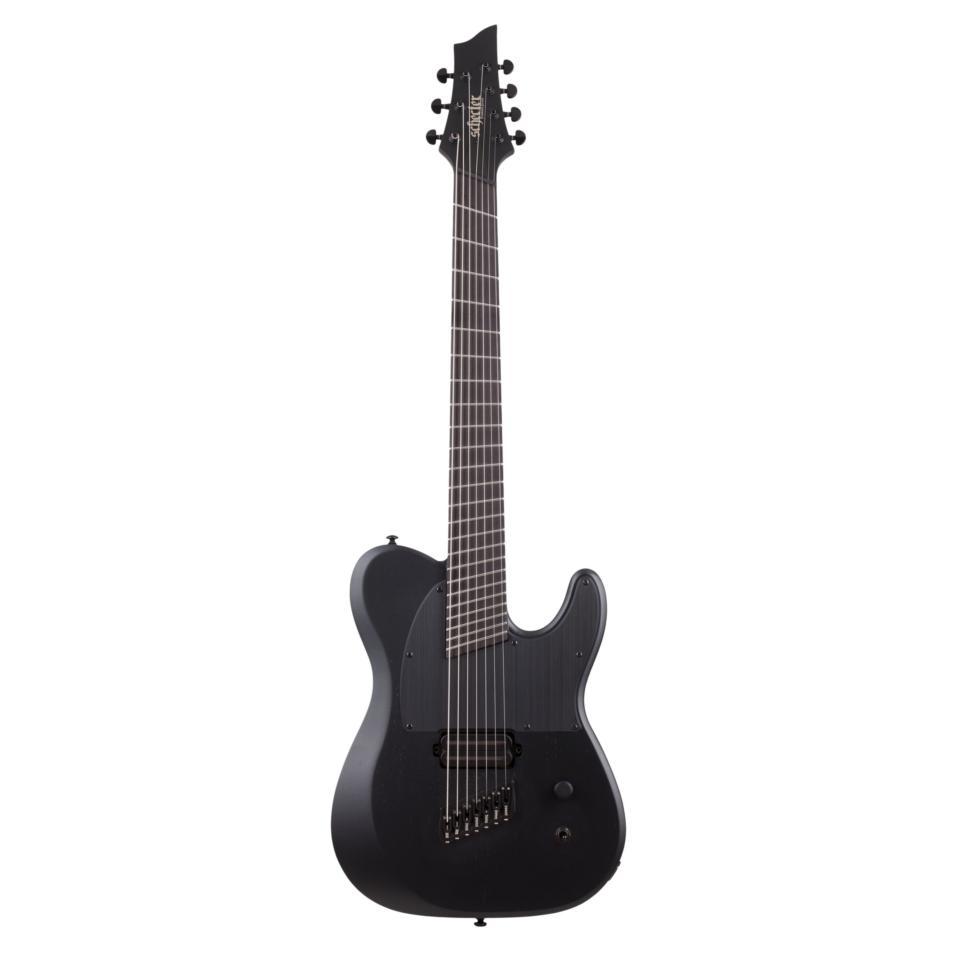 Schecter E-Gitarre, Электрогитары, Extended Range Guitars, PT-7 Multiscale Black Ops, Satin Black Open Pore - E-Gitarre