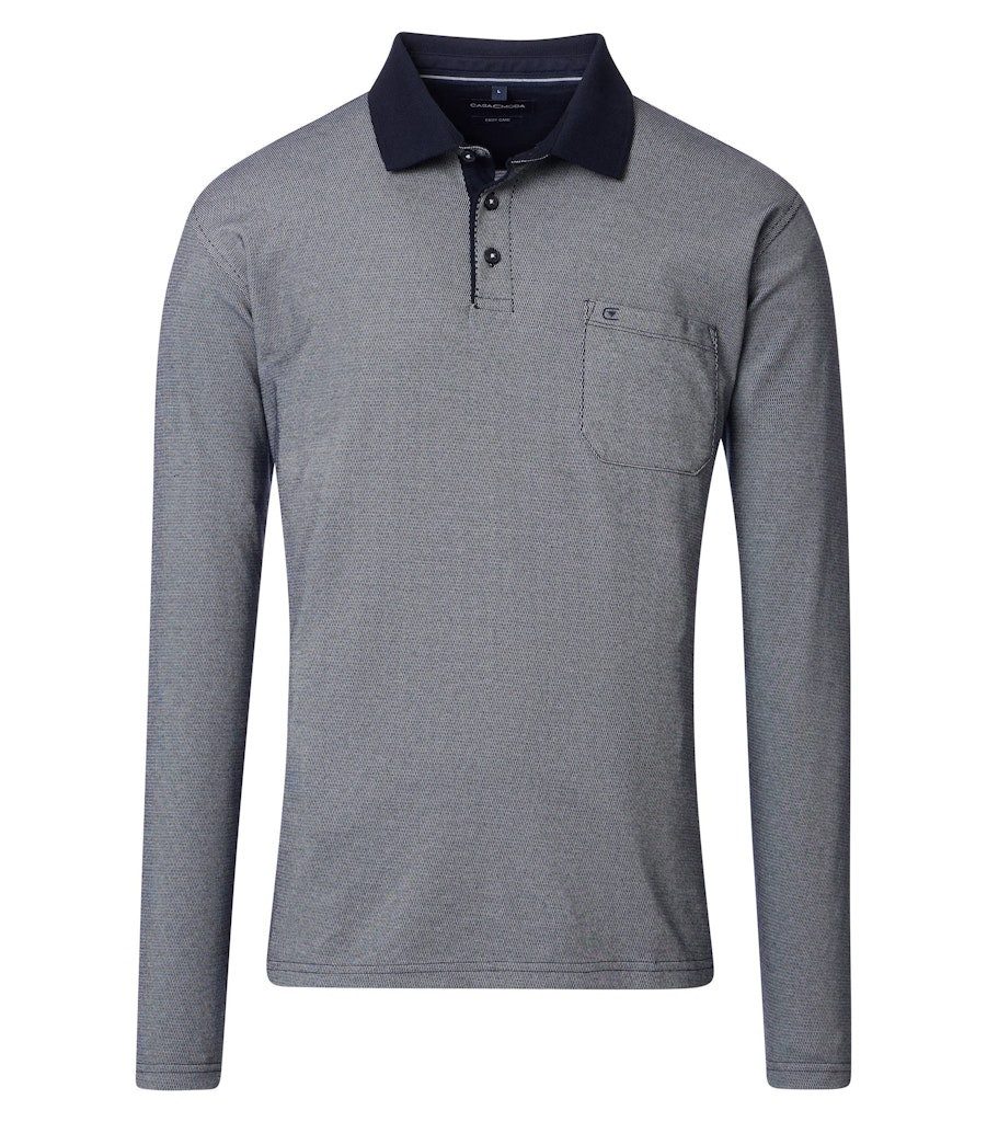 CASAMODA Langarm-Poloshirt 454385000 gestreift günstig online kaufen