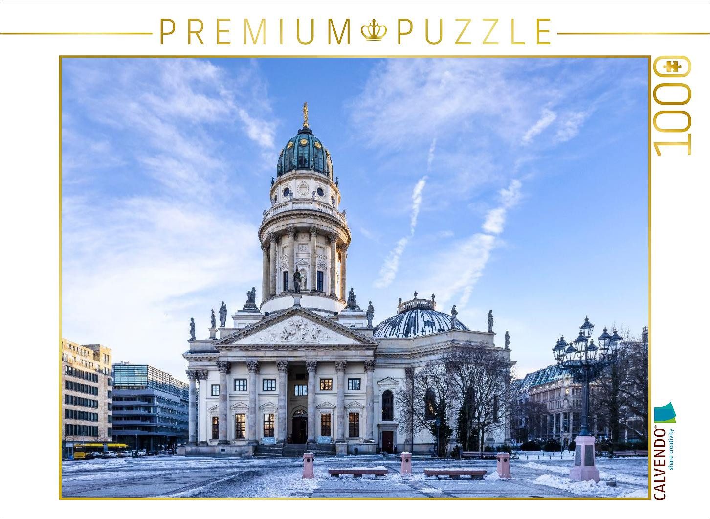 CALVENDO Puzzle CALVENDO Puzzle Deutscher Dom auf dem Gendarmenmarkt Berlin, 1000 Tei, 1000 Puzzleteile