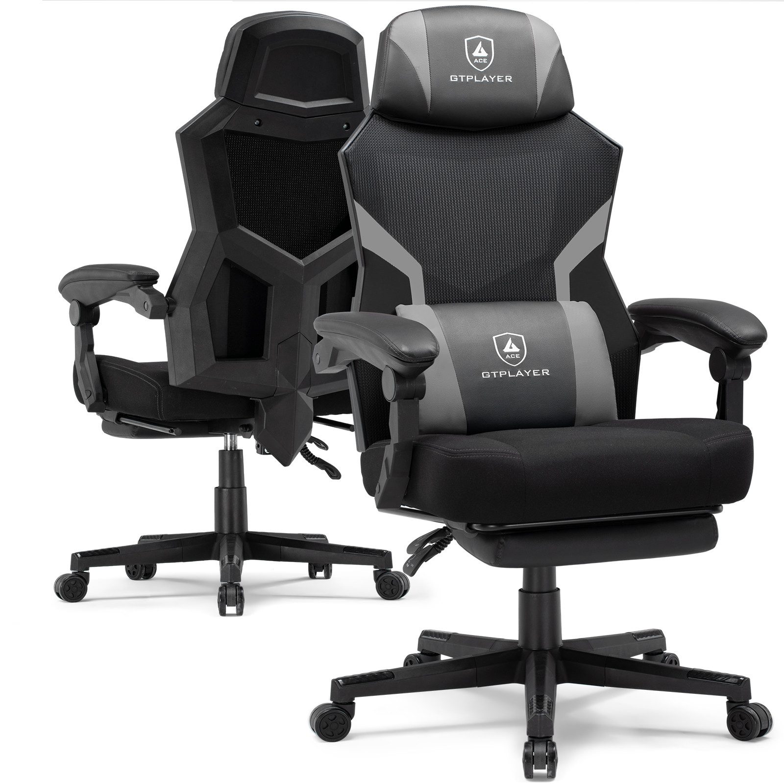 GTPLAYER Gaming-Stuhl ergonomischer Bürostuhl mit Fußstütze, günstig online kaufen