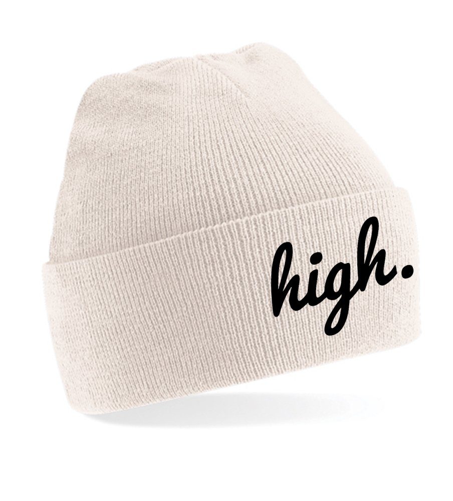 Beige & Blondie Beanie Erwachsenen Brownie Mütze High Unisex 420