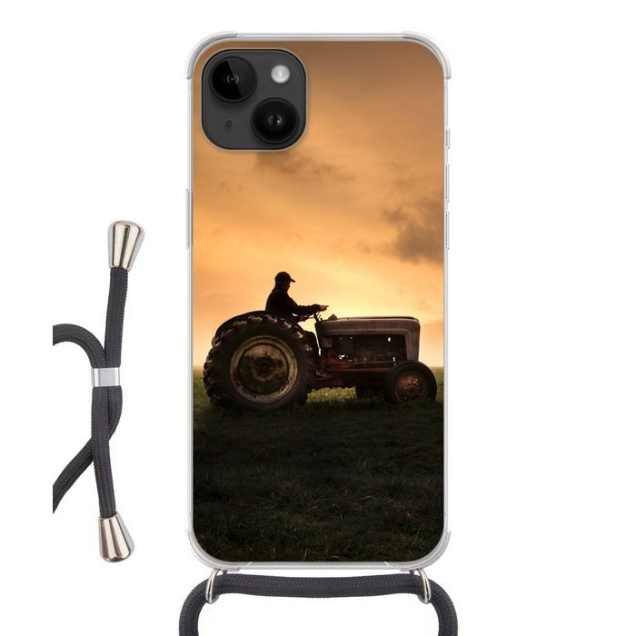 MuchoWow Handyhülle Traktor - Landwirt - Nebel Handyhülle Telefonhülle Apple iPhone 14