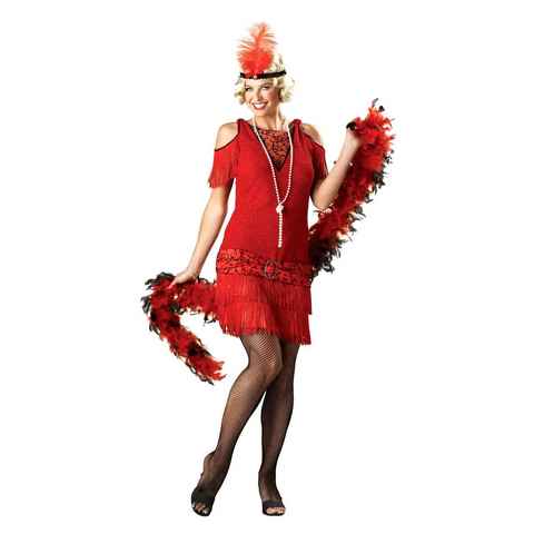 In Character Kostüm Flapper Girl rot