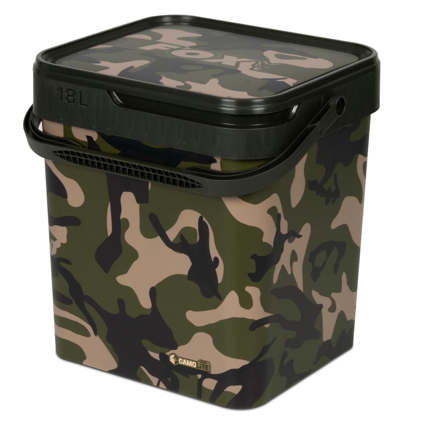 FOX International Angelkoffer Fox Camo Bucket 18l - Angeleimer
