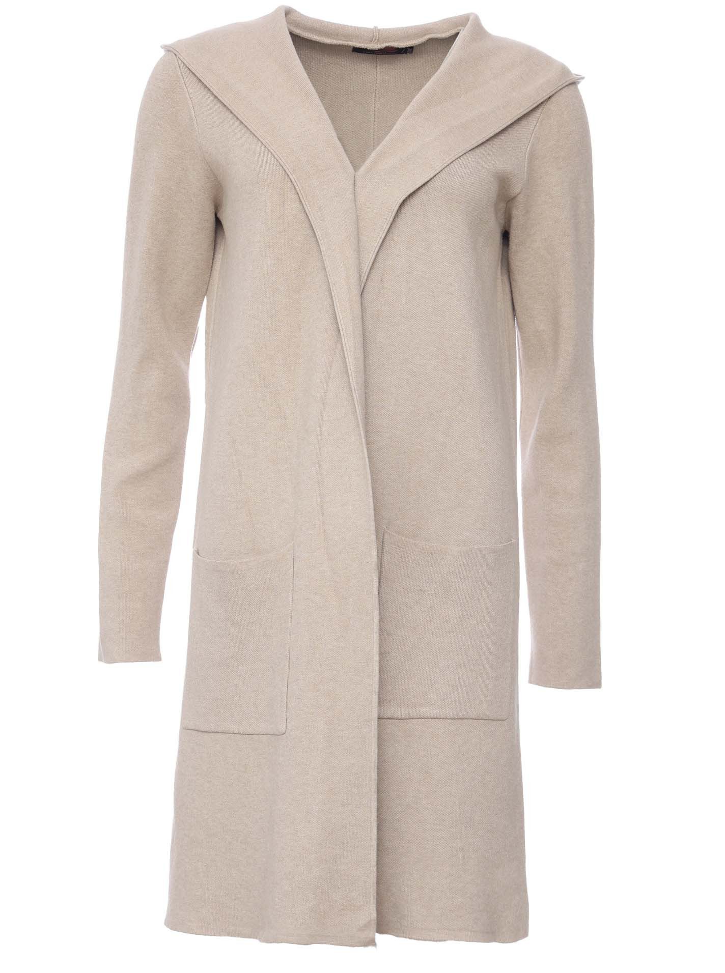 Zwillingsherz Cardigan Strickjacke mit Kapuze "Janina Basic"
