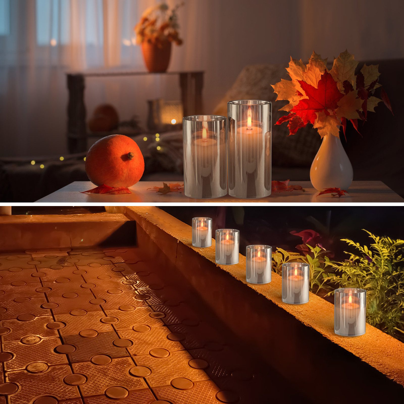 EXTSUD LED-Kerze LED Kerzen Flackern mit günstig online kaufen