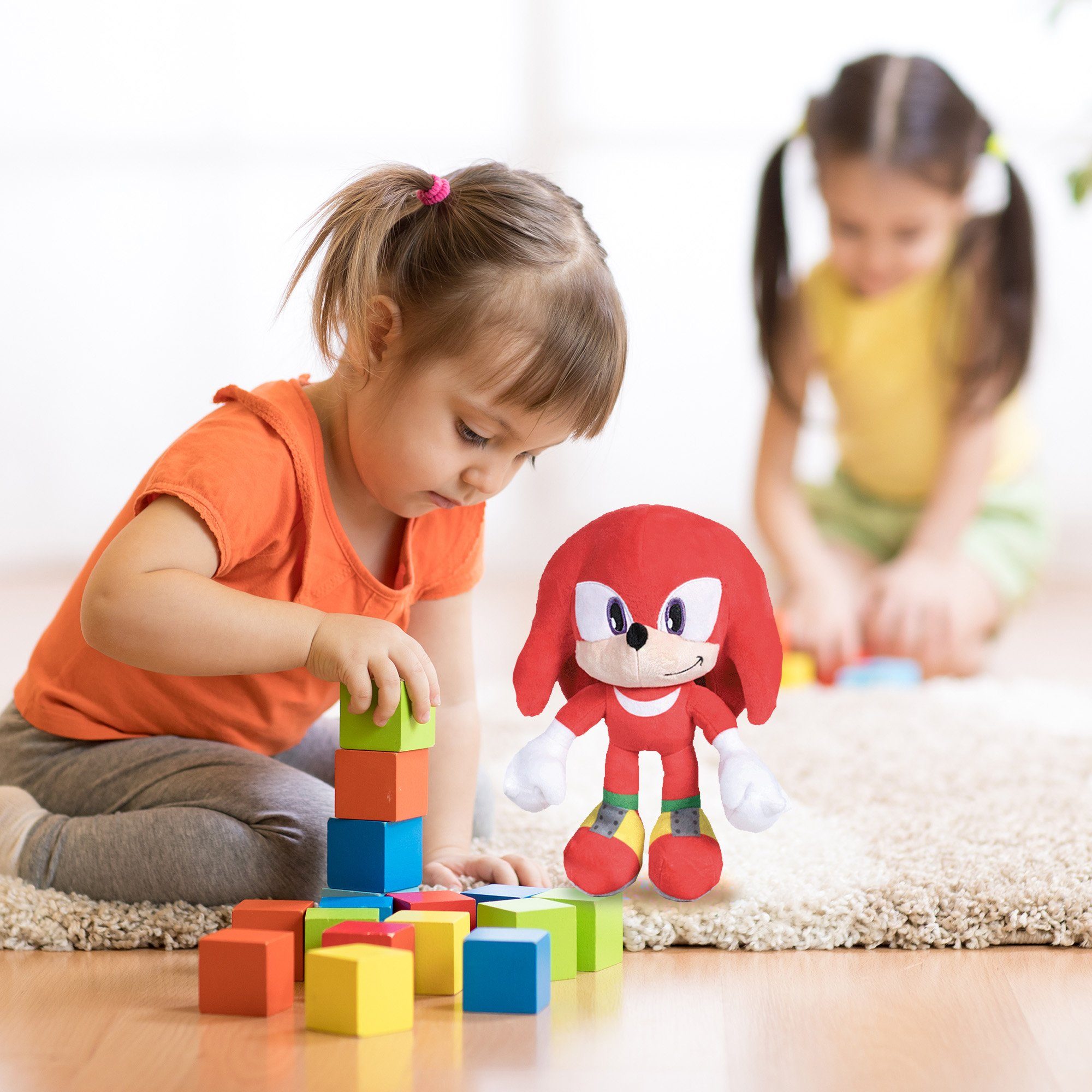 Play by Play Plüschfigur Sonic The Hedgehog 30cm Plüschtier Kuscheltier Plüsch Figur, Sonic Spielzeug für Kinder, Jungen, Mädchen