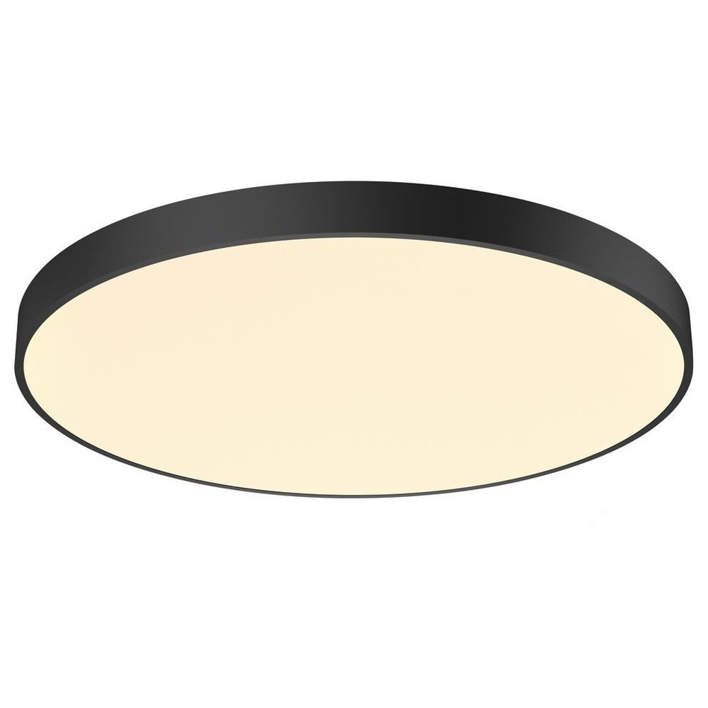 SLV Deckenleuchten LED Wand- und Deckenaufbauleuchte Medo 78W 10100lm Triac in Schwarz, LED