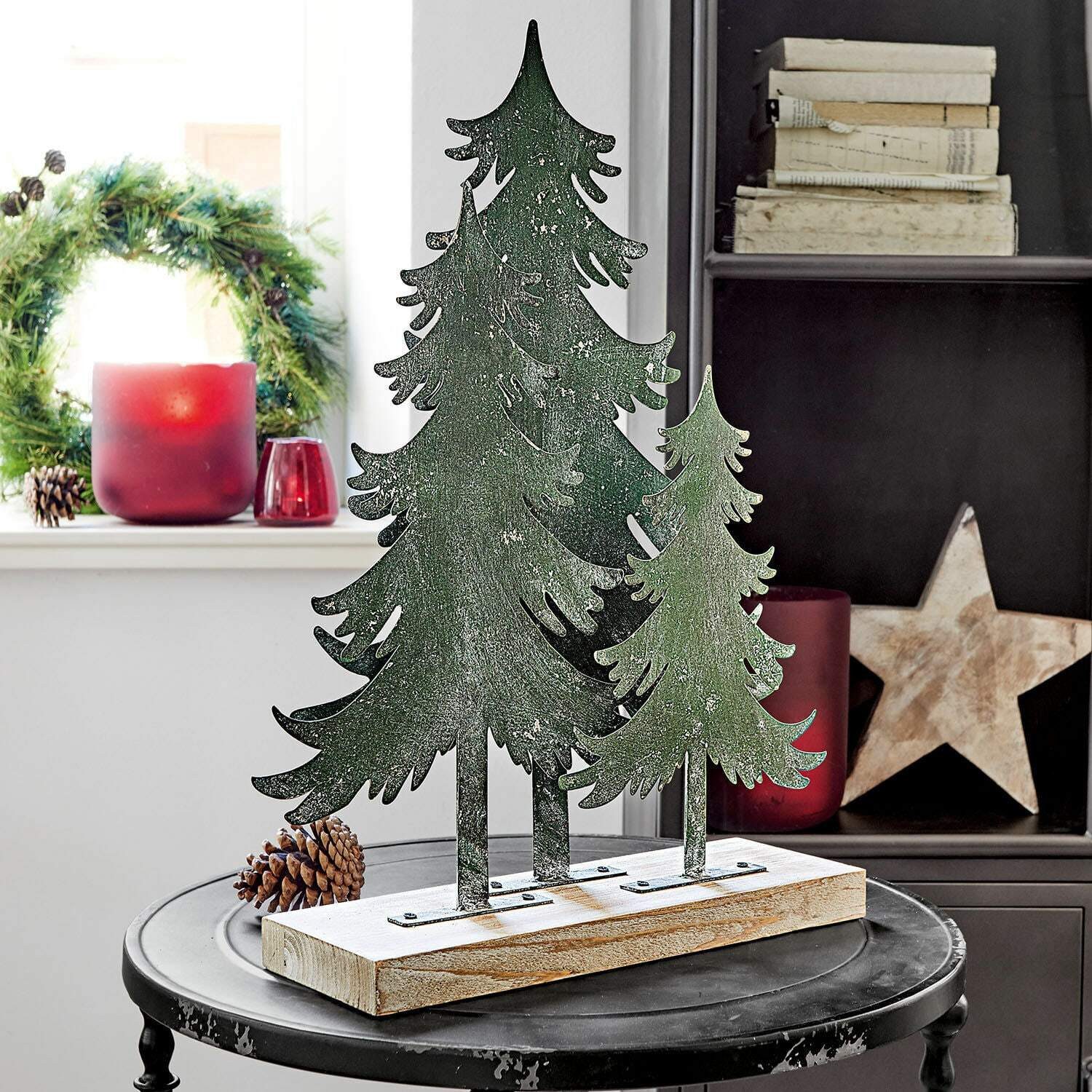 Mirabeau Weihnachtsfigur Deko-Bäume Filiz antikgrün/braun (kein Set, kein Set)