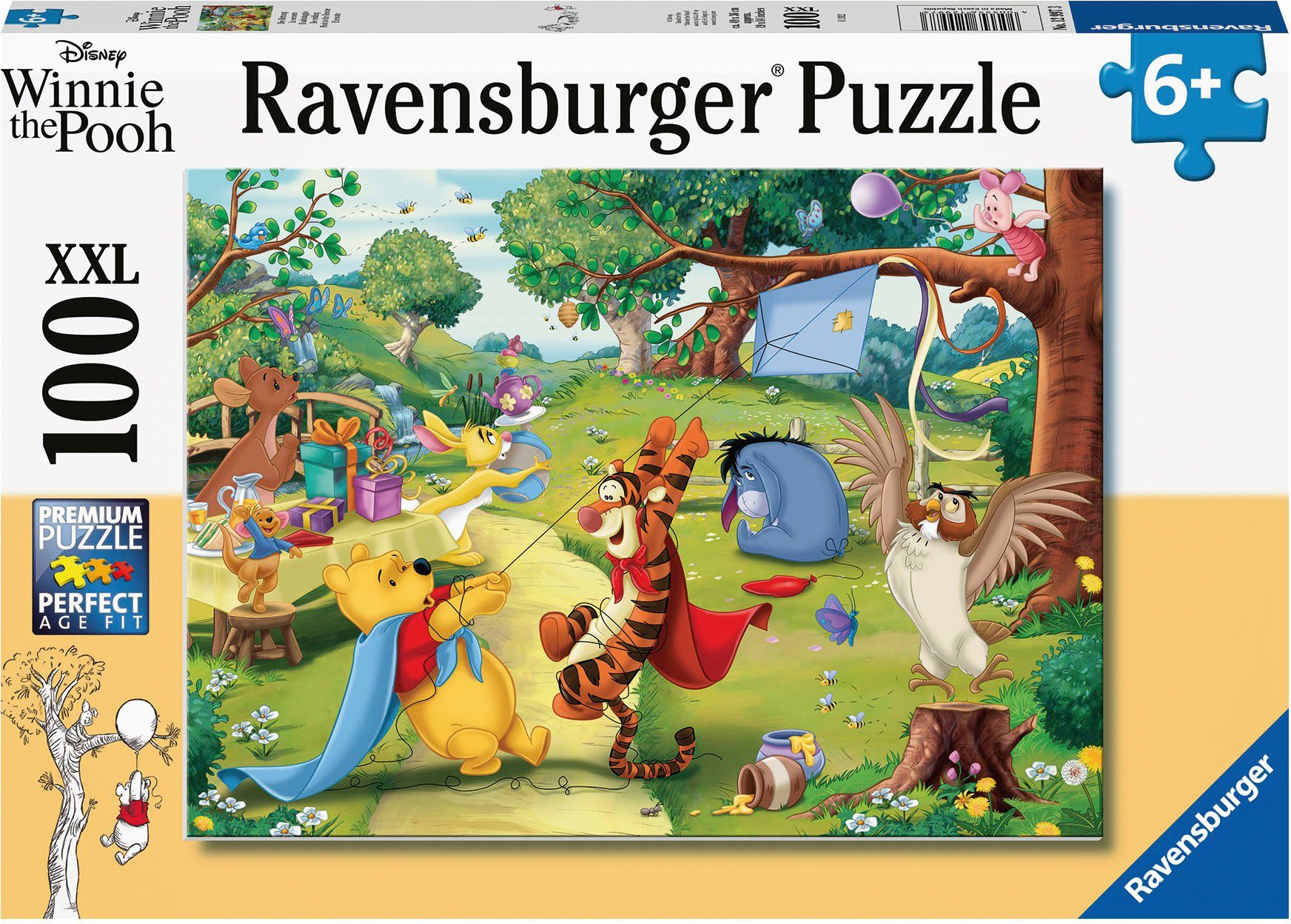Ravensburger - Winnie FSC® Wald schützt 100 Germany; in Die Puzzle weltweit the Rettung, Puzzleteile, - Made Pooh,