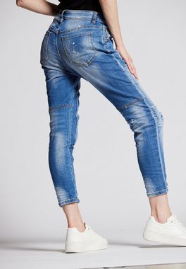 Andijamo-Fashion Boyfriend-Jeans REBEL BLUE