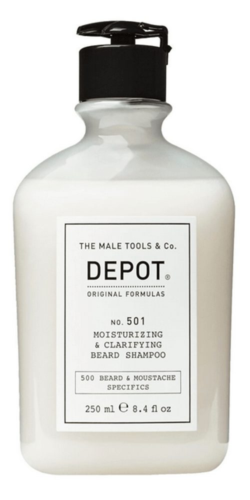 Depot Haarshampoo Depot 501 Moisturizing & Clarifying Beard Shampoo 250ml