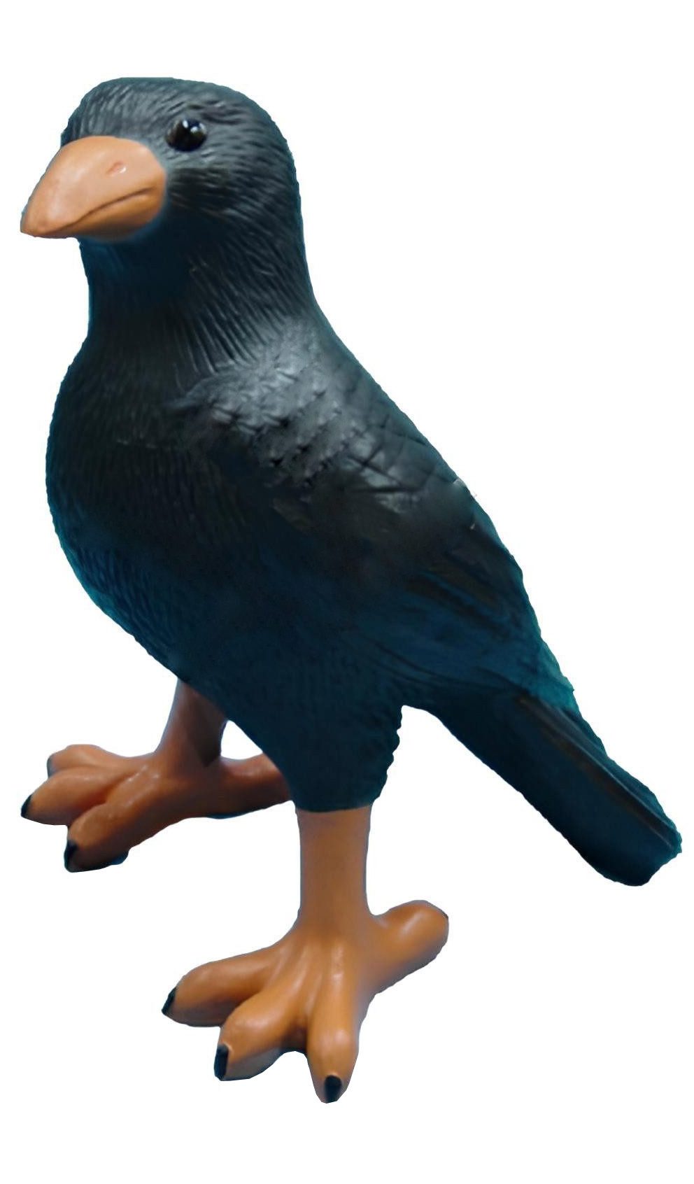 JVmoebel Tierfigur Elegante Rabe Figur aus hochwertigem Material für stilvolle Dekoration (Rabe Material: Kunststoff 46 cm Höhe), Made in Europa