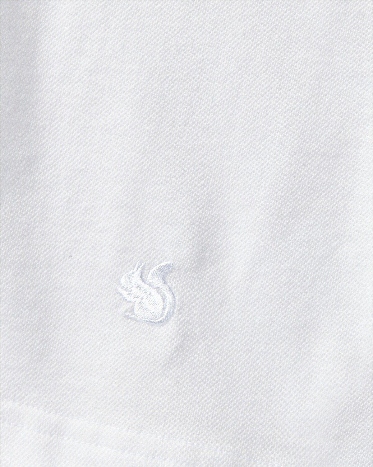 Poloshirt Piqué-Poloshirt Highmoor Zipper Weiß mit