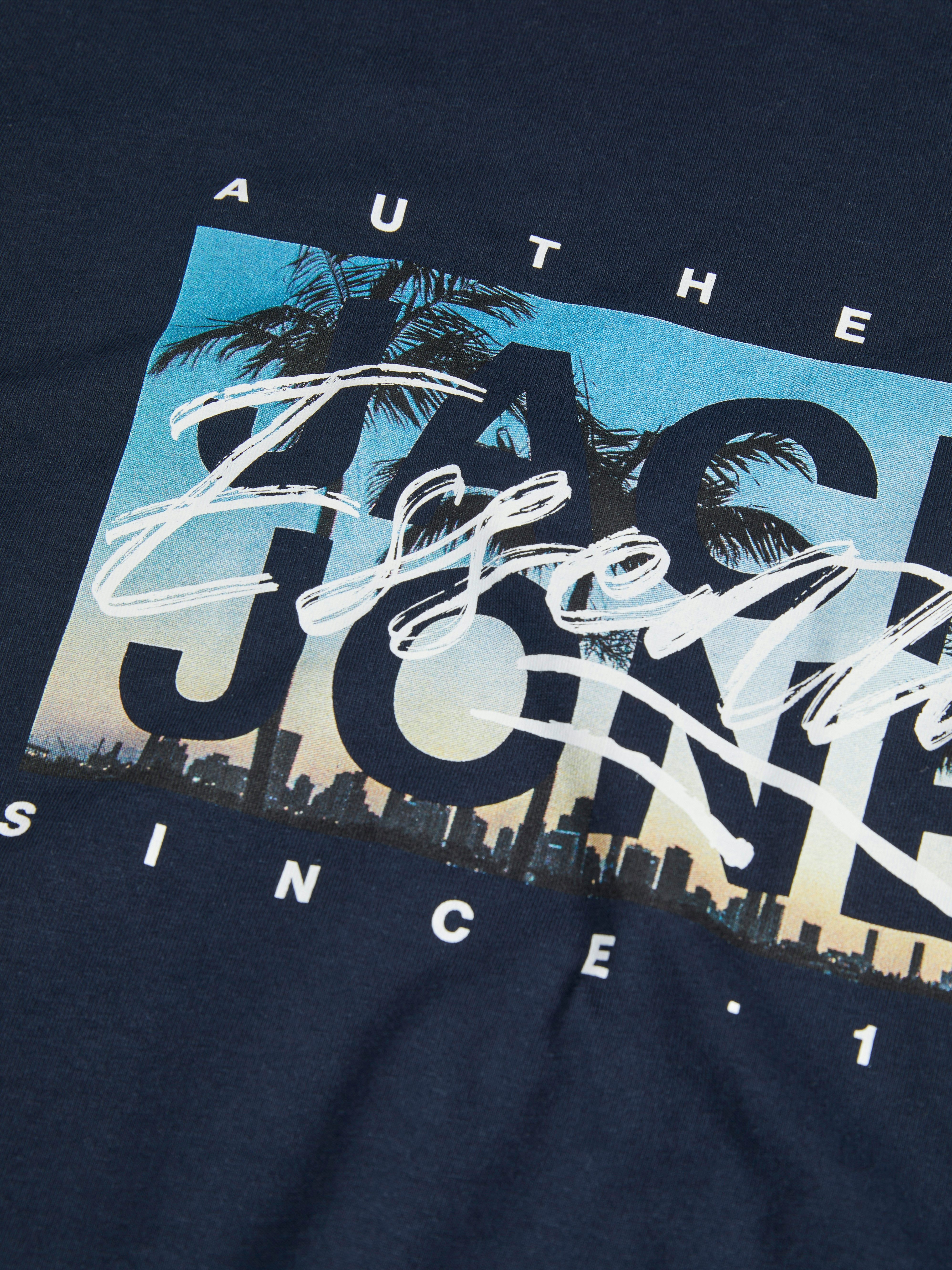 Jack & Jones Print-Shirt JJCOLTON PHOTOPRINT günstig online kaufen