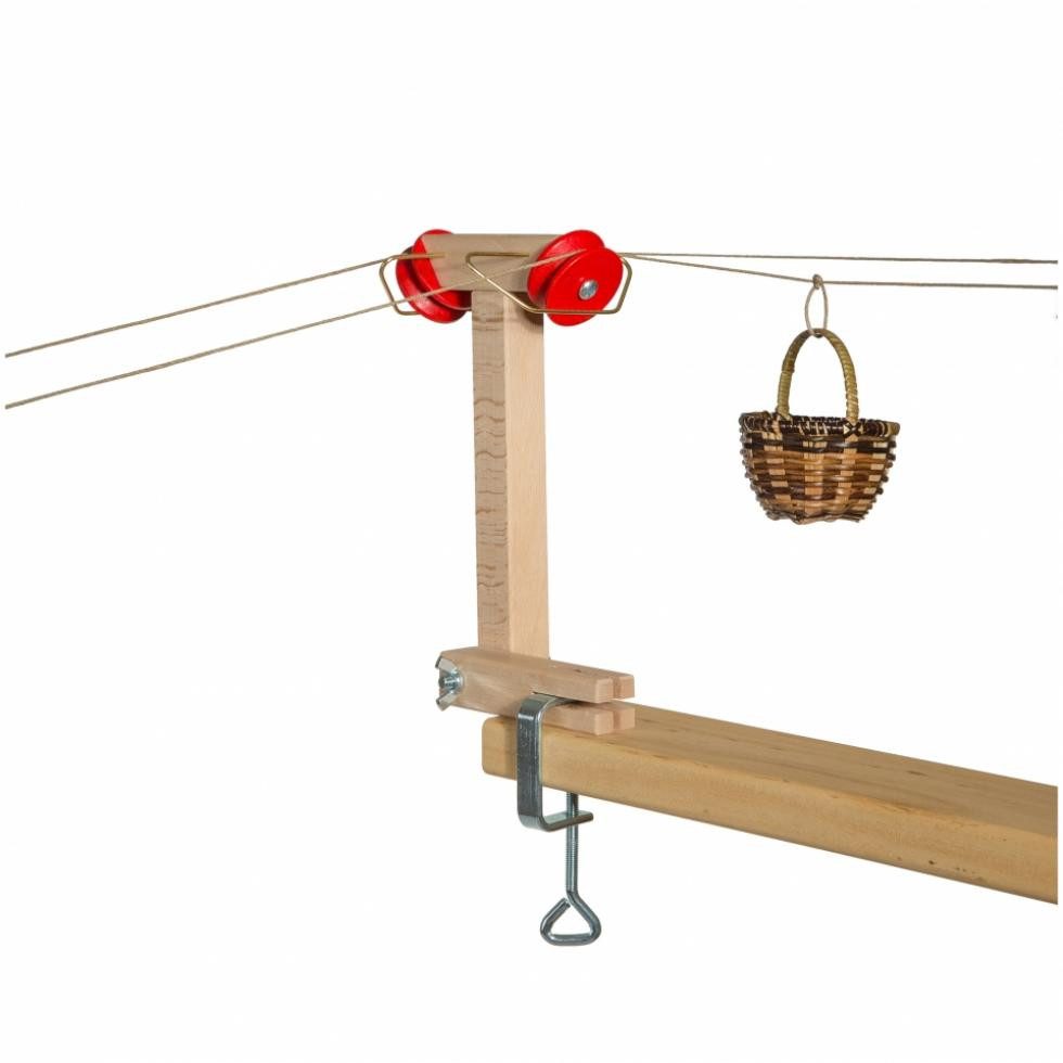 Spielzeug Kraul Spiel, Körbchen Seilbahn Stütze zu 1240