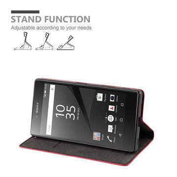 Cadorabo Handyhülle Sony Xperia Z5 PREMIUM Sony Xperia Z5 PREMIUM, Klappbare Handy Schutzhülle - Hülle - mit Standfunktion und Kartenfach