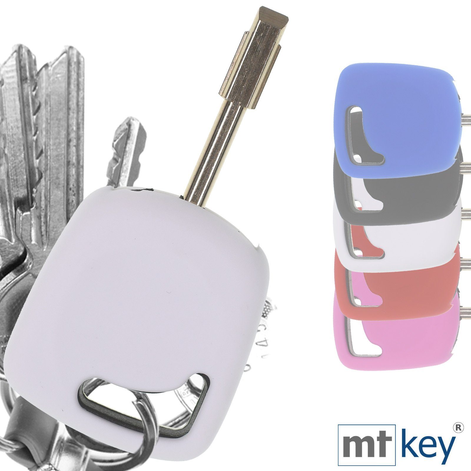 mt-key Schlüsseltasche Autoschlüssel Softcase Silikon Schutzhülle günstig online kaufen