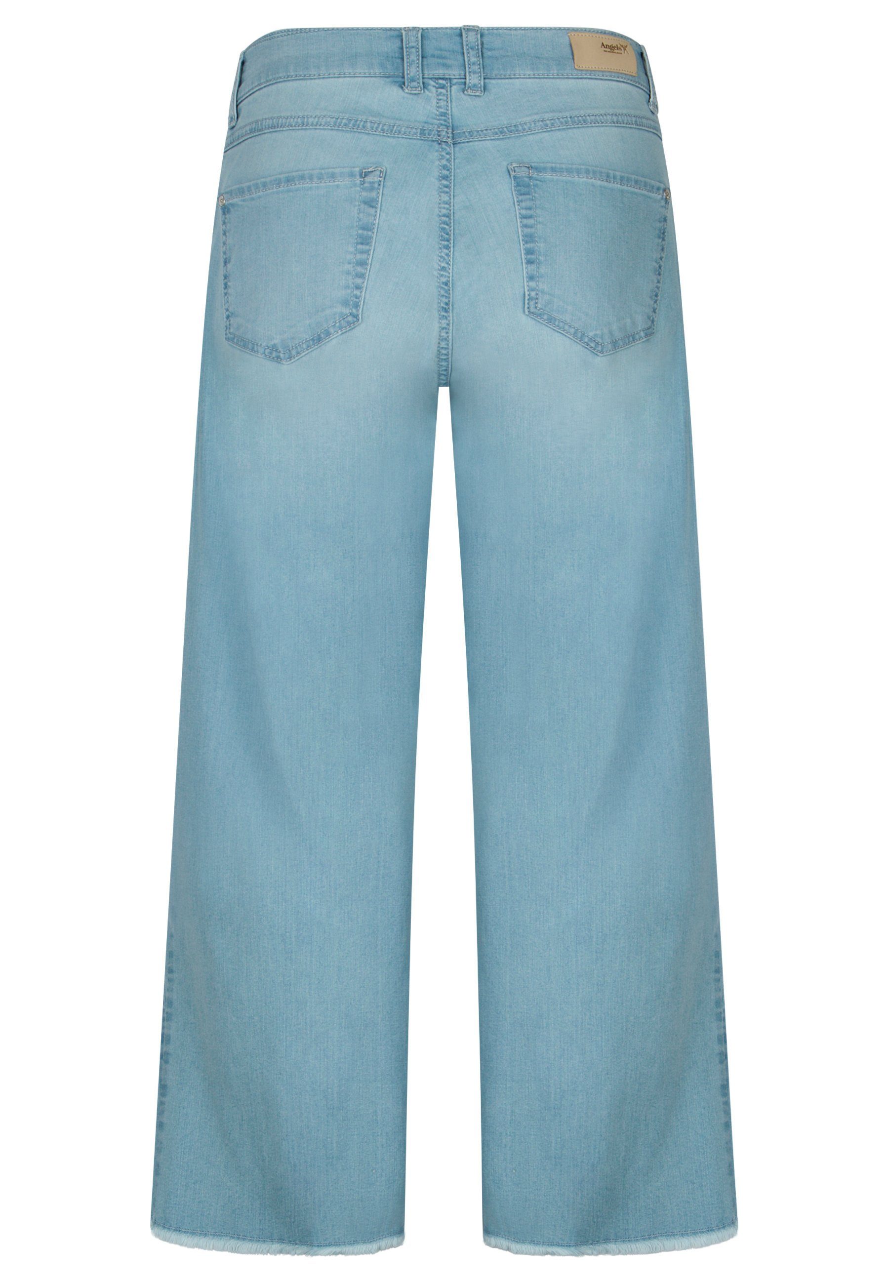 Jeans in 7/8-Jeans Fransen Linn mit Fringe ANGELS Used-Look