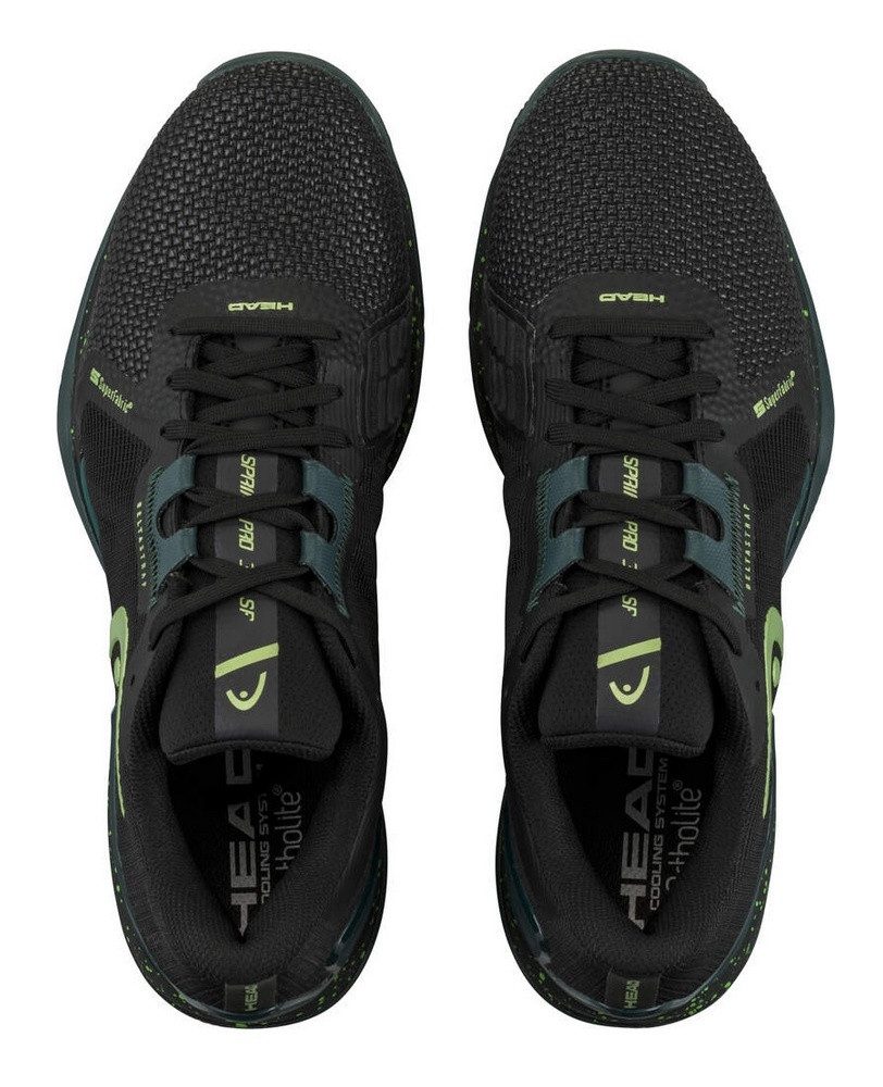 Head Sprint Pro 3.5 SF Clay/Sandplatz schwarz/tealblau Herren Tennisschuh