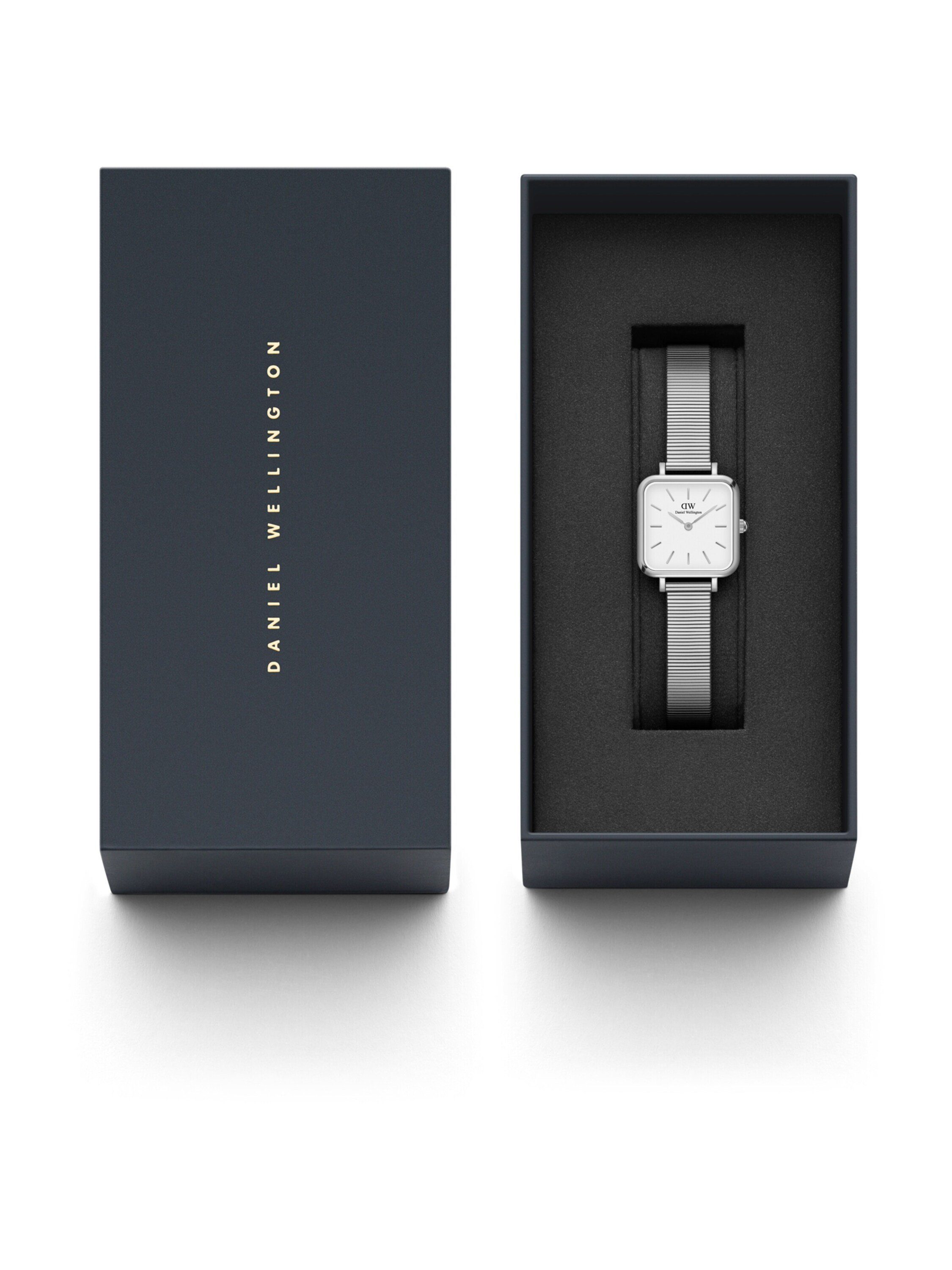 Daniel Wellington Mechanische Uhr Quadro Studio S White, (1-tlg)