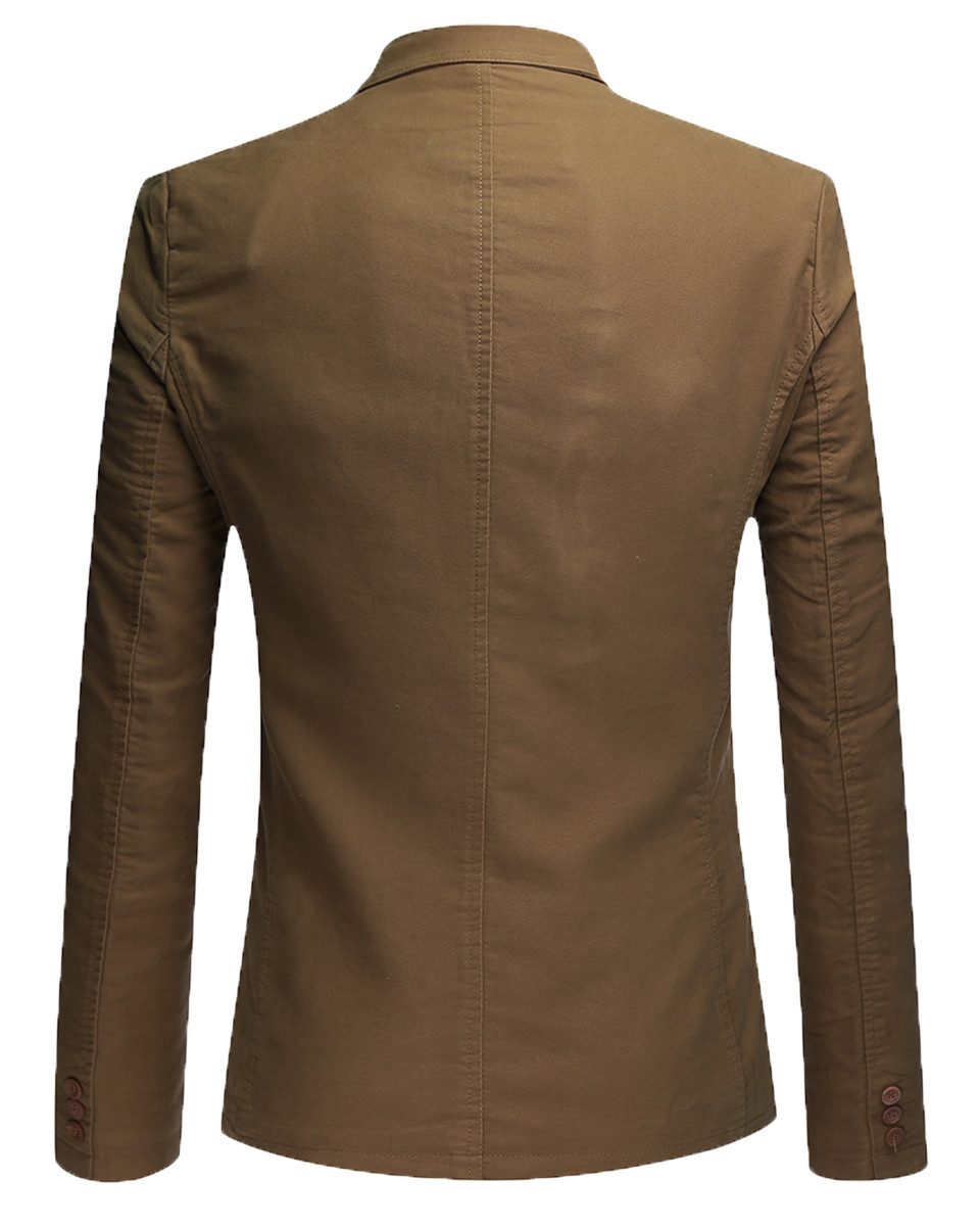 Allthemen Sweatsakko aus Baumwolle Casualsakko Slim Fit Blazer für Freizeit günstig online kaufen