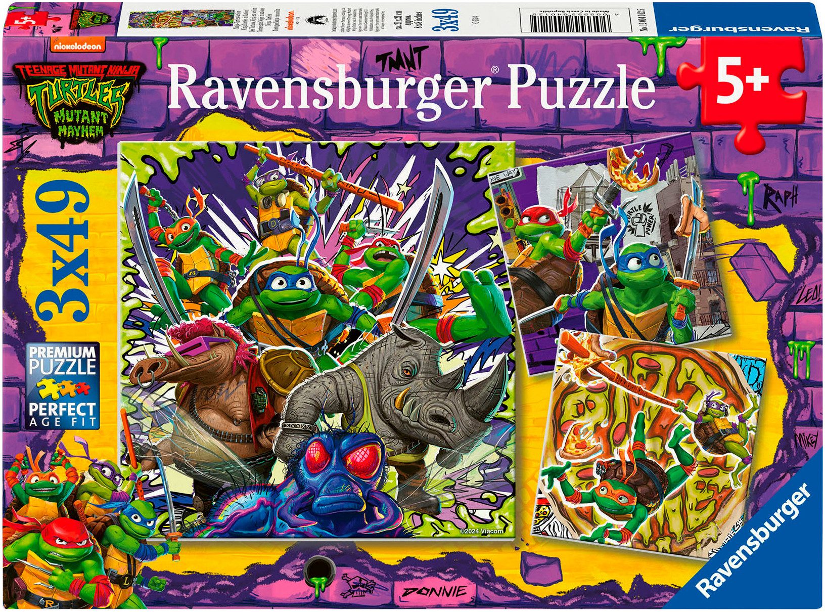 Ravensburger Puzzle Teenage Mutant Ninja Turtles, Ninja Turtles, 147 Puzzle günstig online kaufen