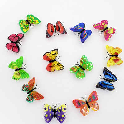 Dedom Wandsticker Schmetterling Wandaufkleber,Nachtlichter,leuchtende Schmetterlinge