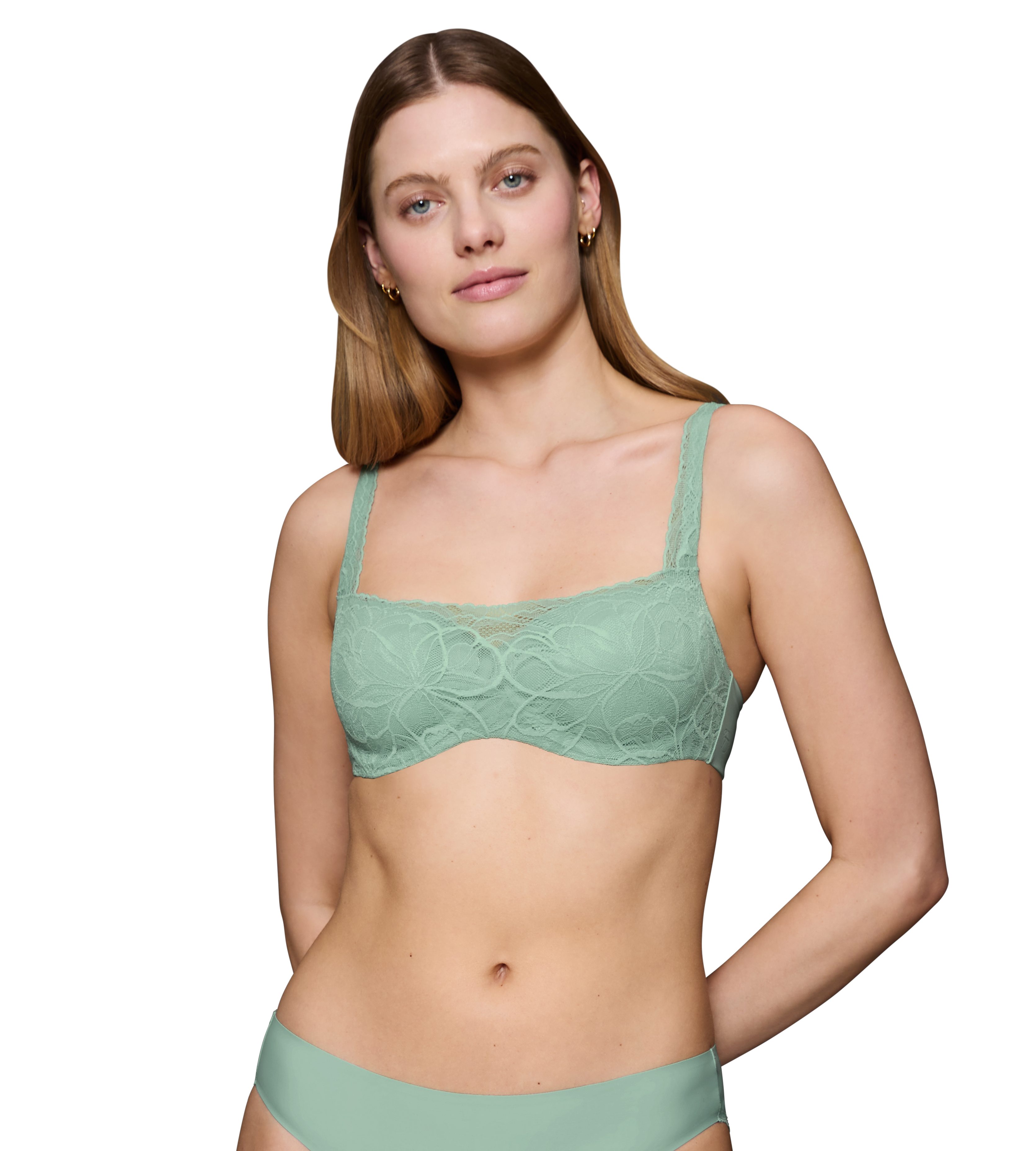 Triumph Balconette-BH Body Make-Up Illusion Lace feine feminine Stretch-Spitze, Microfaser, verstellbare Träger