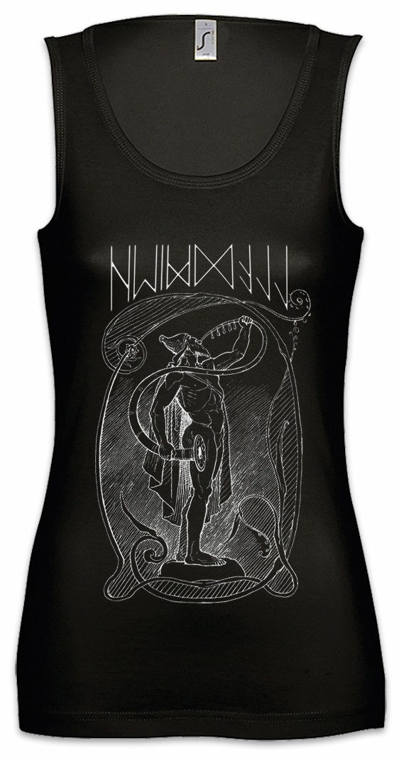 Tanktop Heimdall Ärmelloses Damen T-Shirt Heimdallr Norsemen God Gjallarhorn