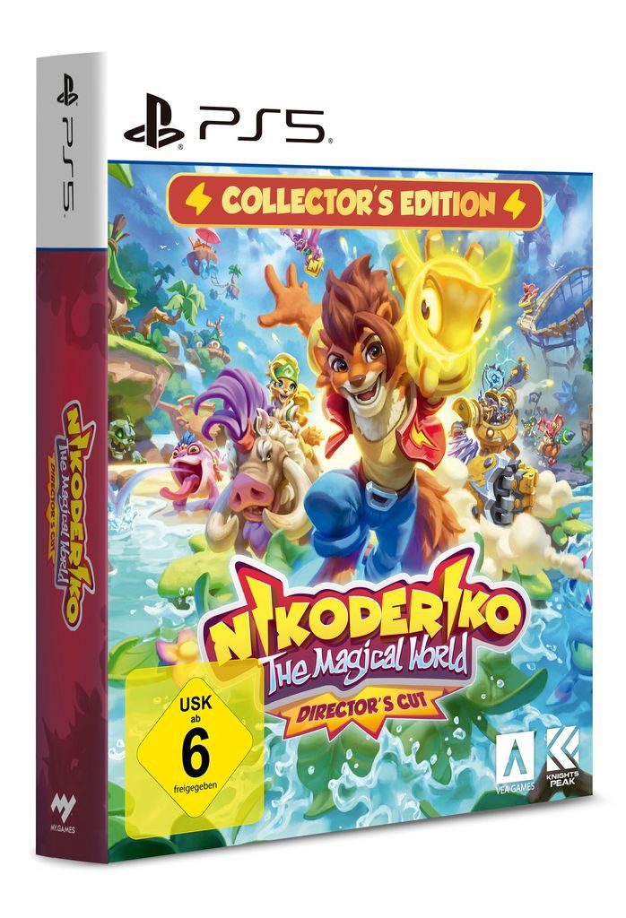 Nikoderiko: The Magical World Directors Cut - Collectors Edition PlayStation 5, Mit Artbook, OST-CD, physischem Spiel und sammelbarer Schubbox.