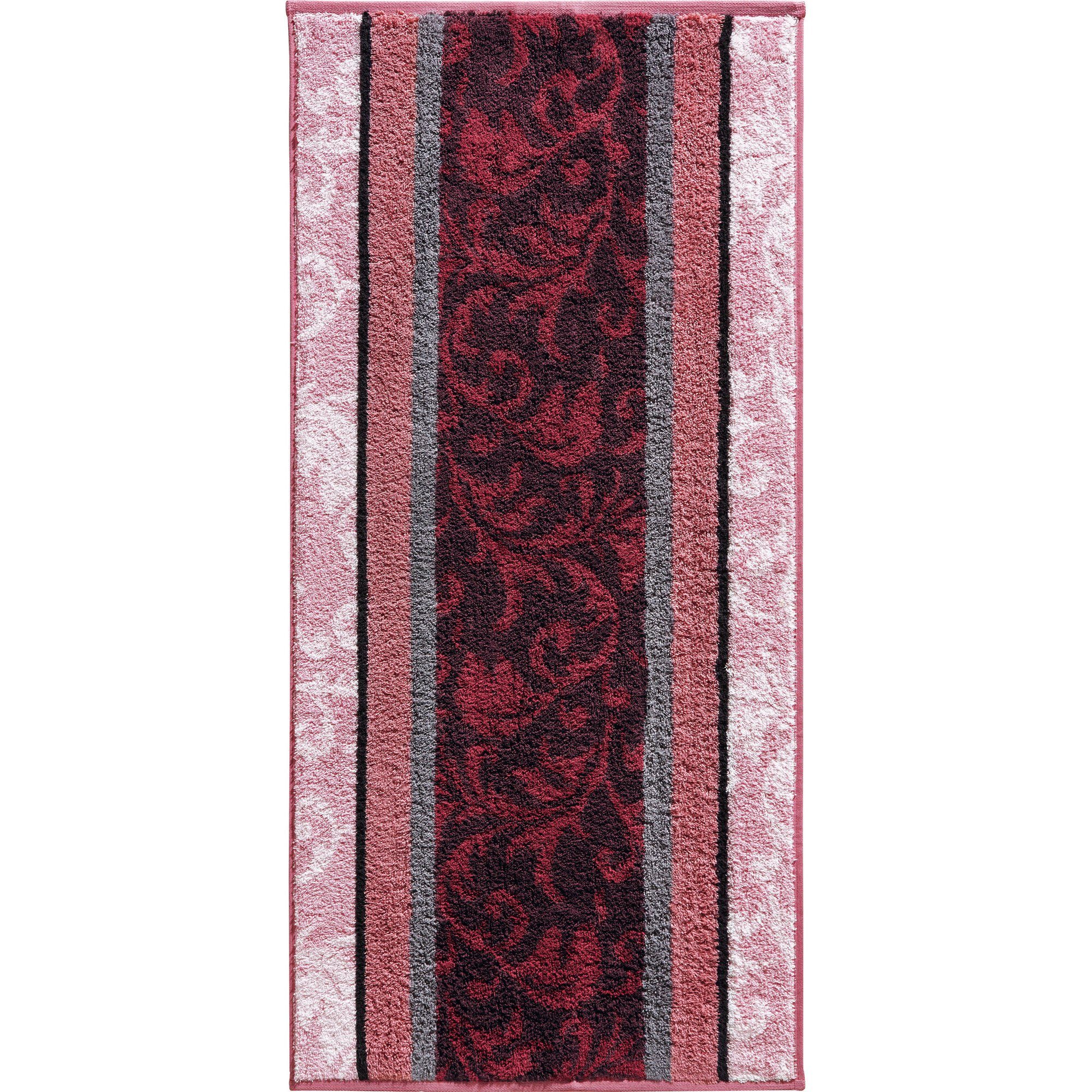 Erwin Müller Handtuch Handtuch "Ludwigsburg" 4er-Pack, Jacquard, Walk-Frottier Uni/Karo/Ornamente – Bild 4 von 5