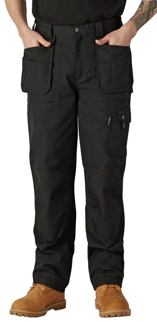 Eisenhower-Multi-Pocket Cordura-Kniepolstertaschen mit Arbeitshose Dickies black