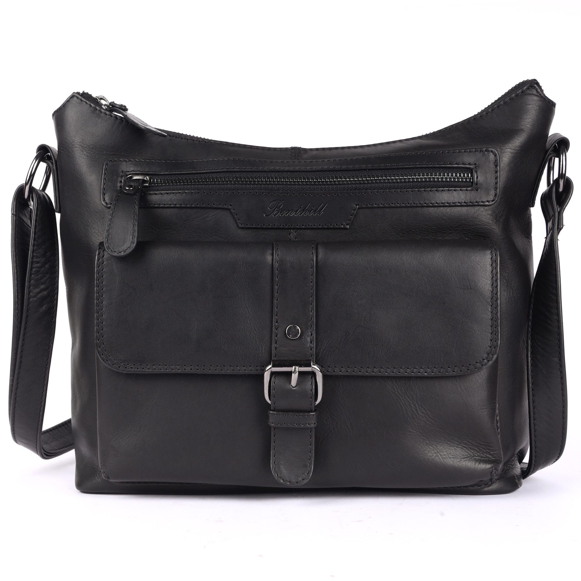 Benthill Handtasche Damen Echt Leder Umhängetasche Vintage Bag Shopper Schu günstig online kaufen