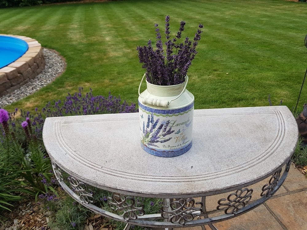 Ambiente Haus Dekovase Lavendel - Milchkanne (1 St)