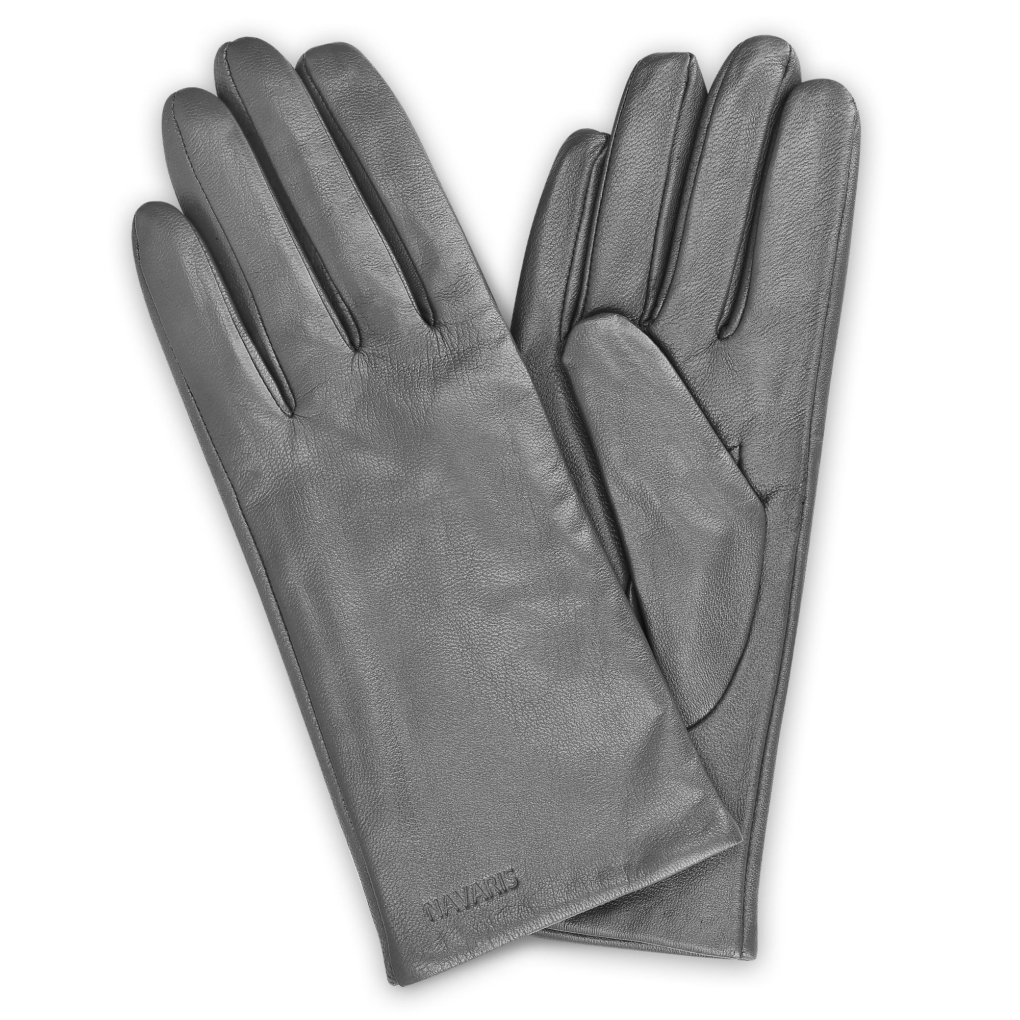 Lederhandschuhe Damen Nappa Handschuhe Touchscreen - Lammleder Kaschmir Mix Futter - M