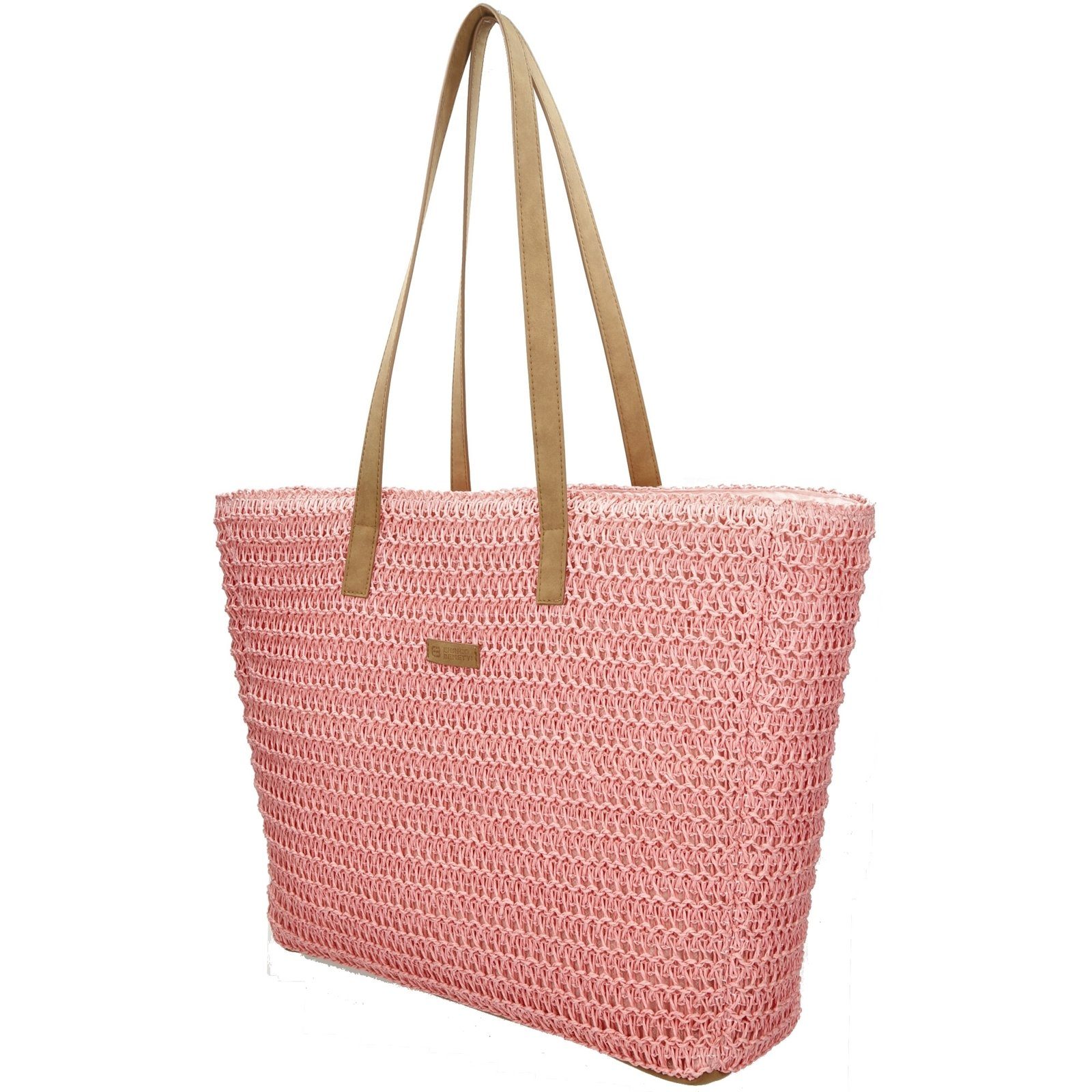 Sommerhandtasche HTI-Living Strandtasche Shopper Shopper Rosa