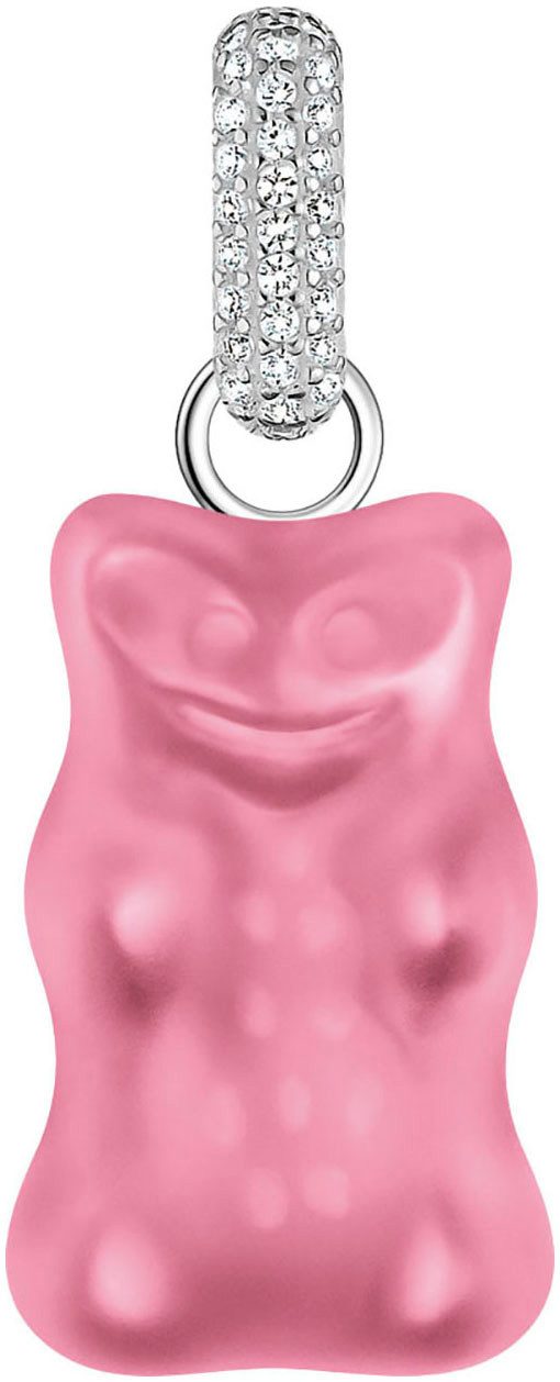 THOMAS SABO Kettenanhänger THOMAS SABO x HARIBO Schmuck: Großer Anhänger Goldbär, mit Kristallglas, Zirkonia (synth)
