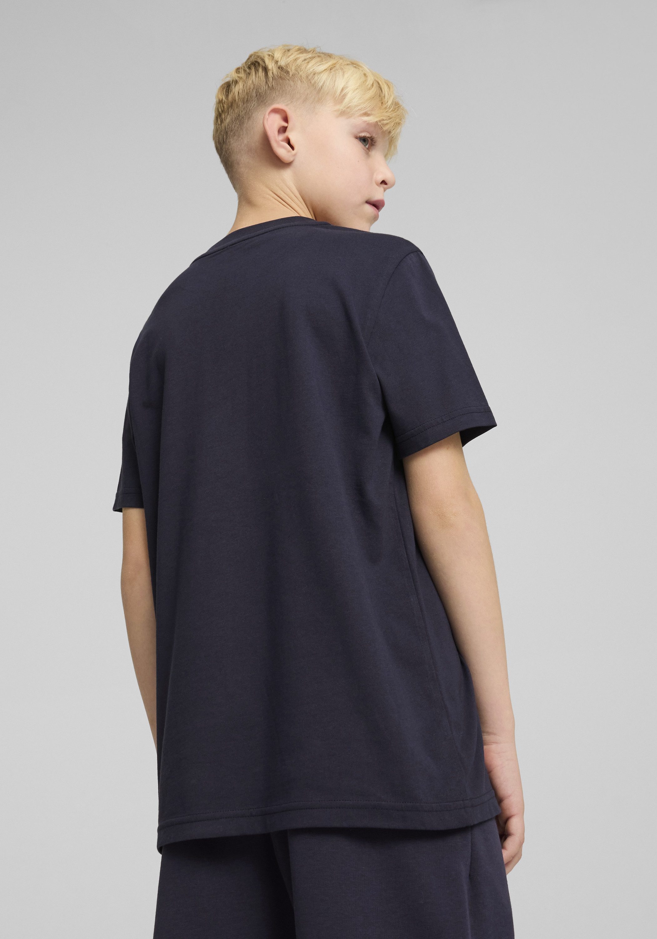 PUMA T-Shirt ESS NO 1 LOGO TEE B mit Rundhalsausschnitt, kurzärmlig, ohne Kapuze