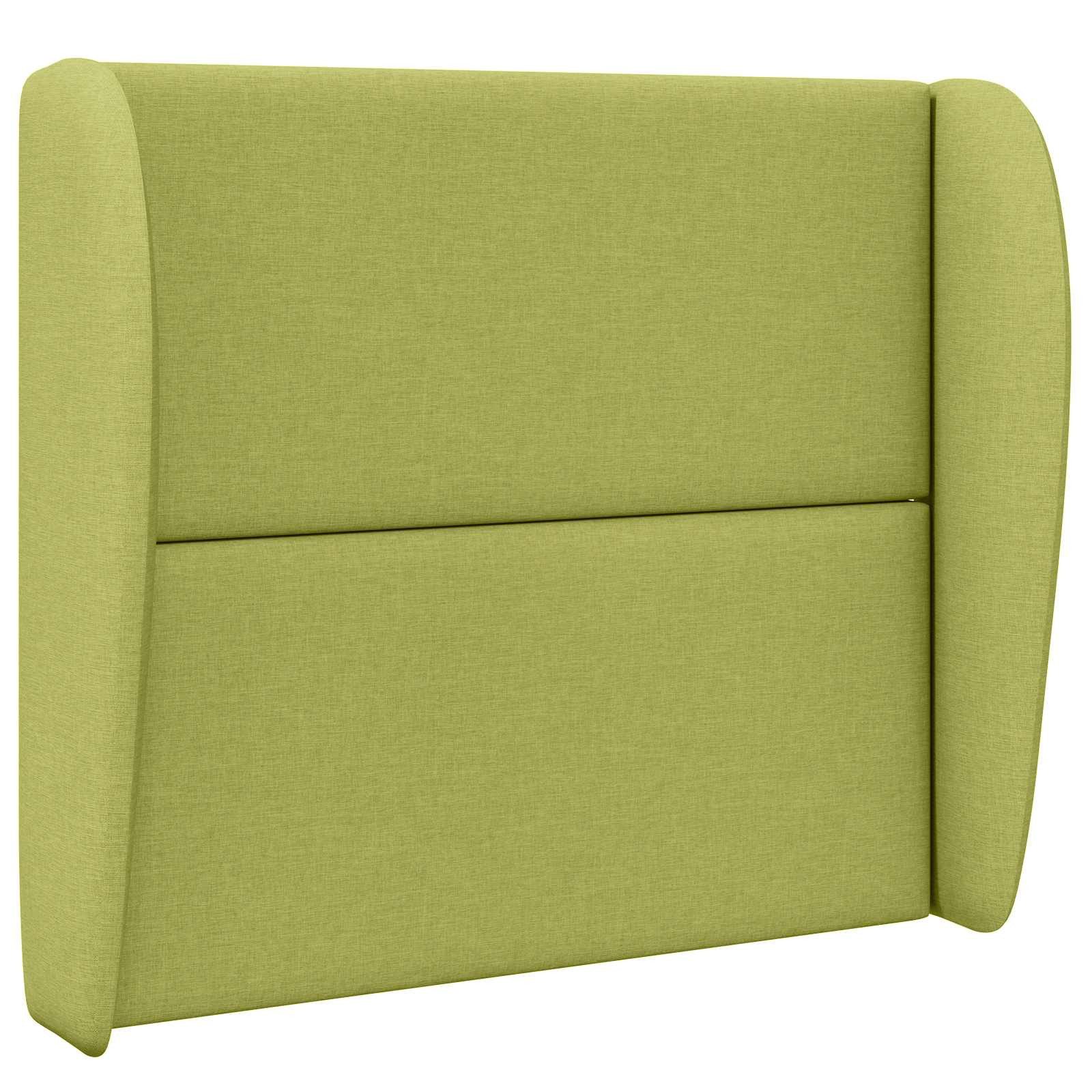vidaXL Betthimmel Kopfteil Ohr Grün 80 x 23 x 6 cm Stoff (1-tlg)
