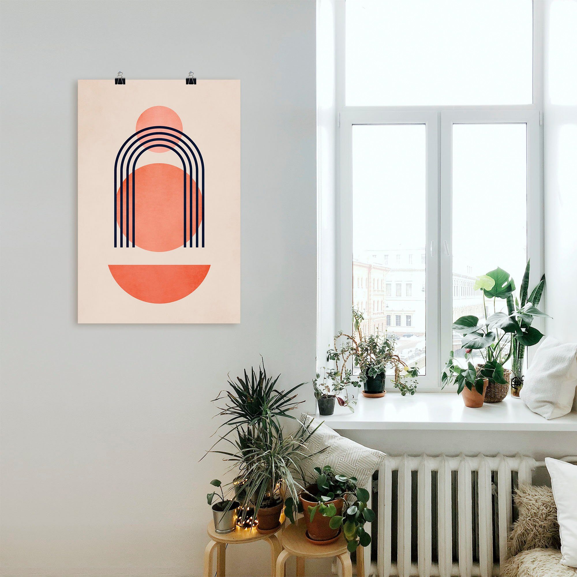 Artland Poster Geometrica Nr. 7, Muster (1 St), ohne Rahmen