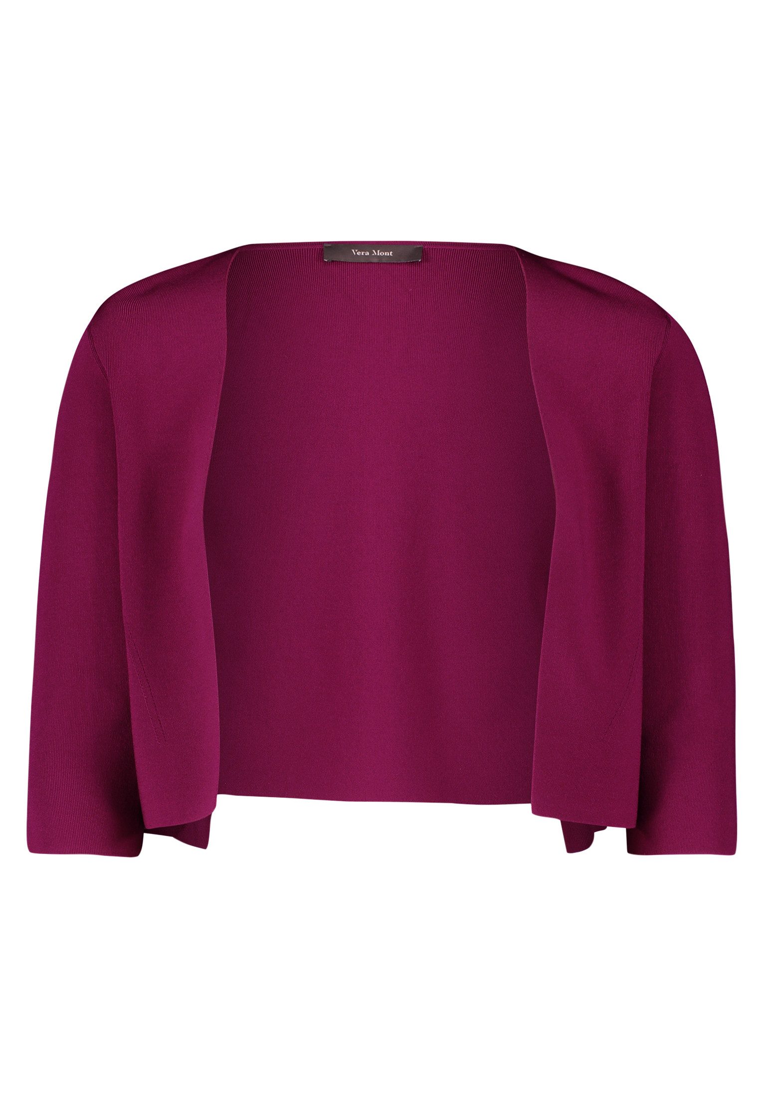 Vera Mont Strickjacke Damen Strickbolero langarm (1-tlg) Ärmelschlitz günstig online kaufen
