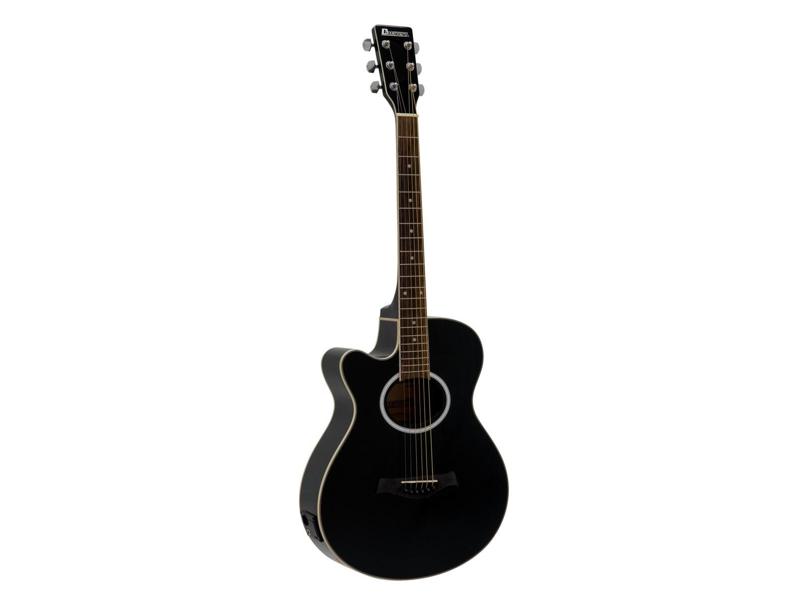 DIMAVERY Akustikgitarre DIMAVERY AW-400 Westerngitarre LH, schwarz