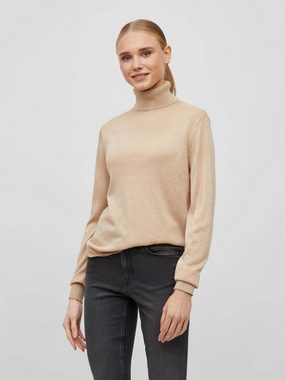 Vila Strickpullover Damen Rollkragenpullover VIANTA (1-tlg)